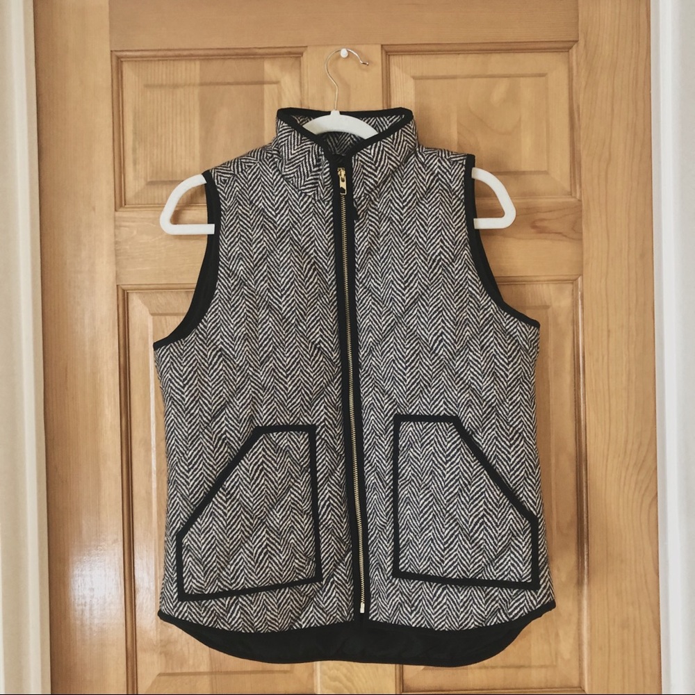 J Crew Excursion Herringbone Vest